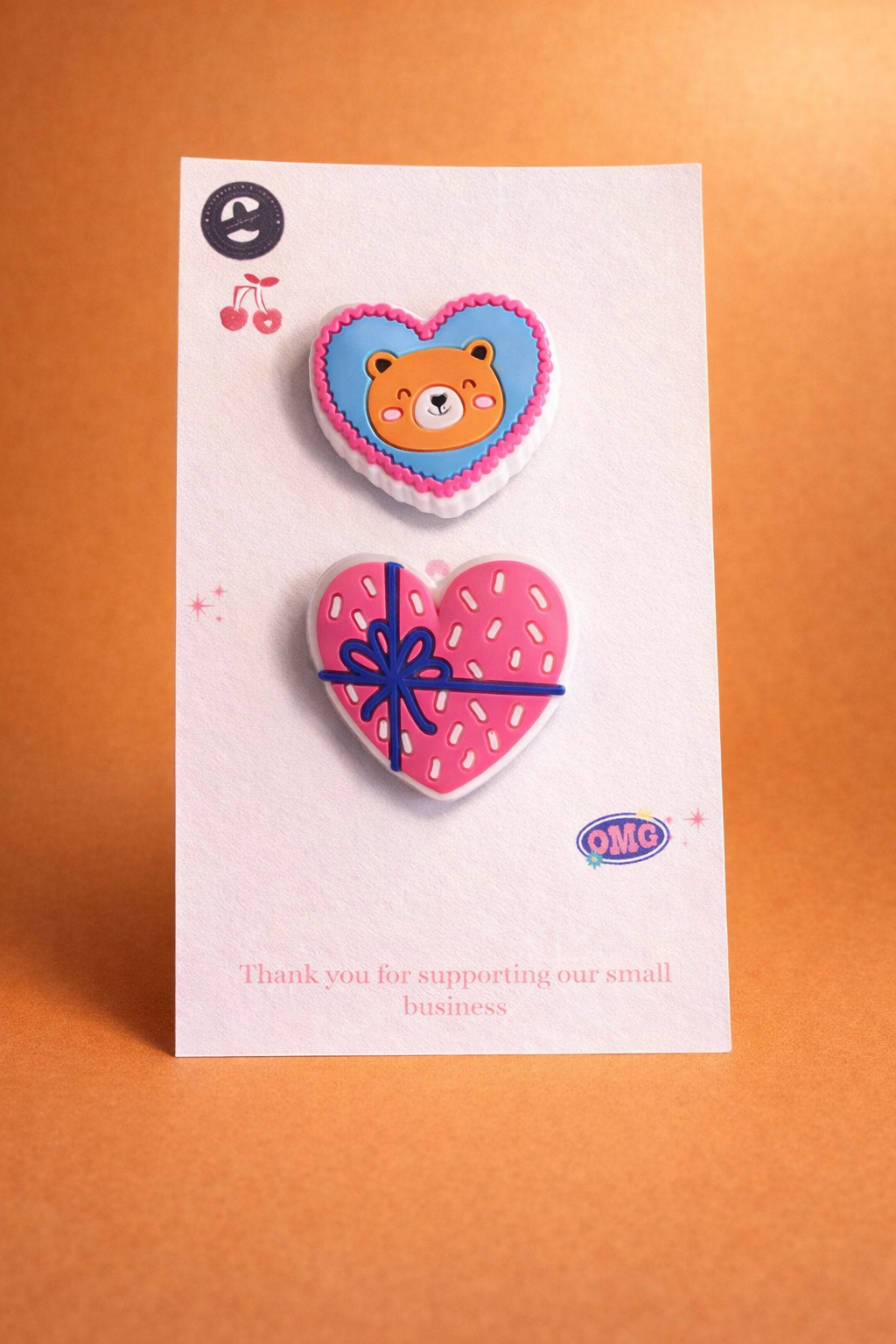 gift heart pins