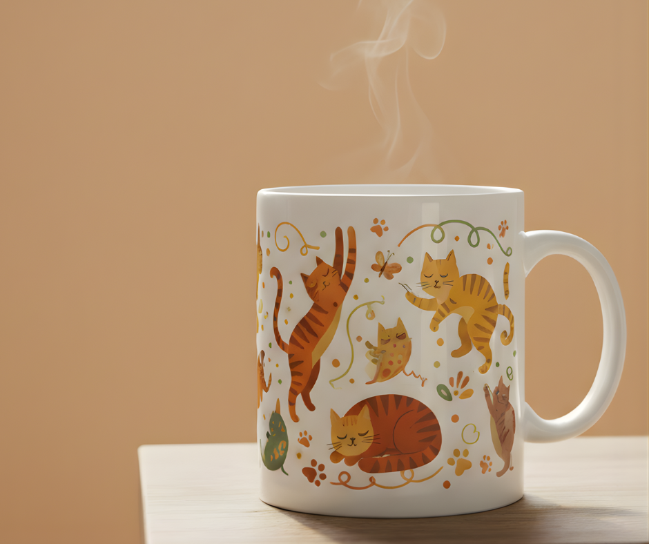 custom cat mug