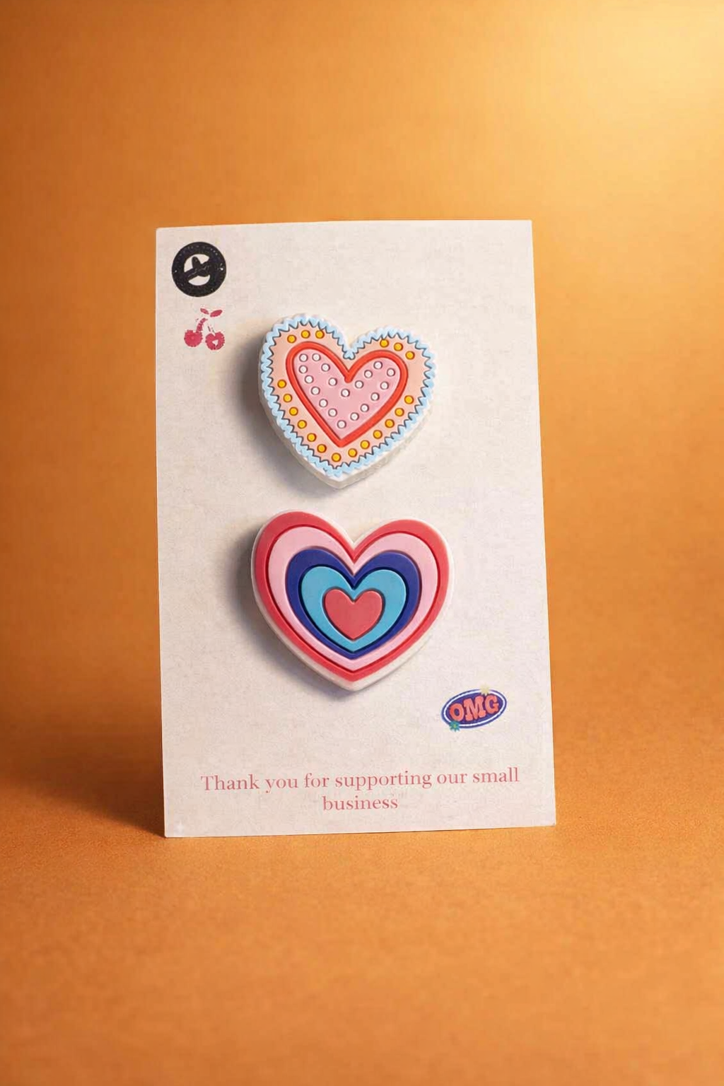 rainbow rubber pin